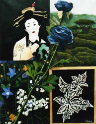  „Paradiesdruck“ 95x75cm Öl auf Leinwand 2008